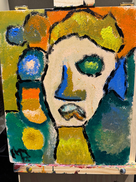 Golden Thoughts Within A Teal Horizon