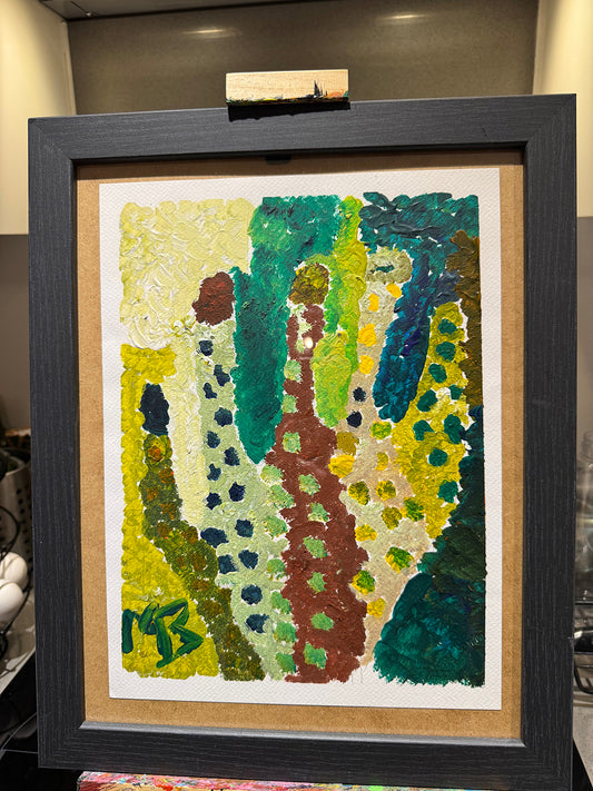 Rhythms of Nature in Emerald and Gold